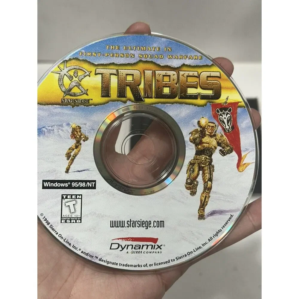 Starsiege Tribes (PC CD-ROM, 1998 ) No Cover CD‎ Only For Windows See Pictures